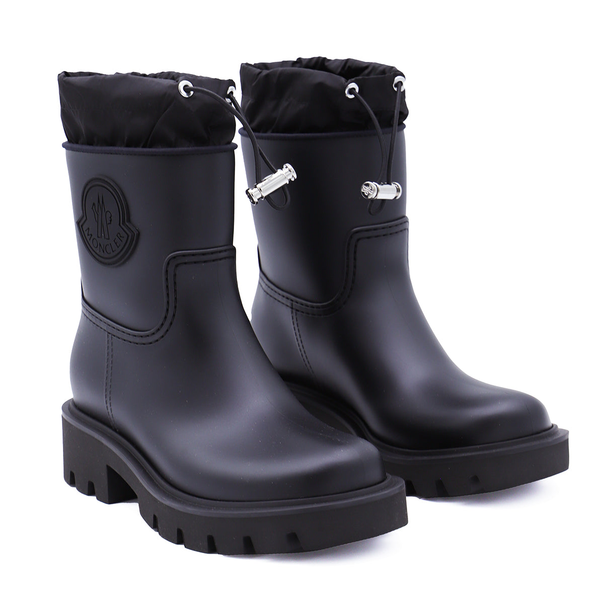 BLACK KICKSTREAM RAIN BOOTS