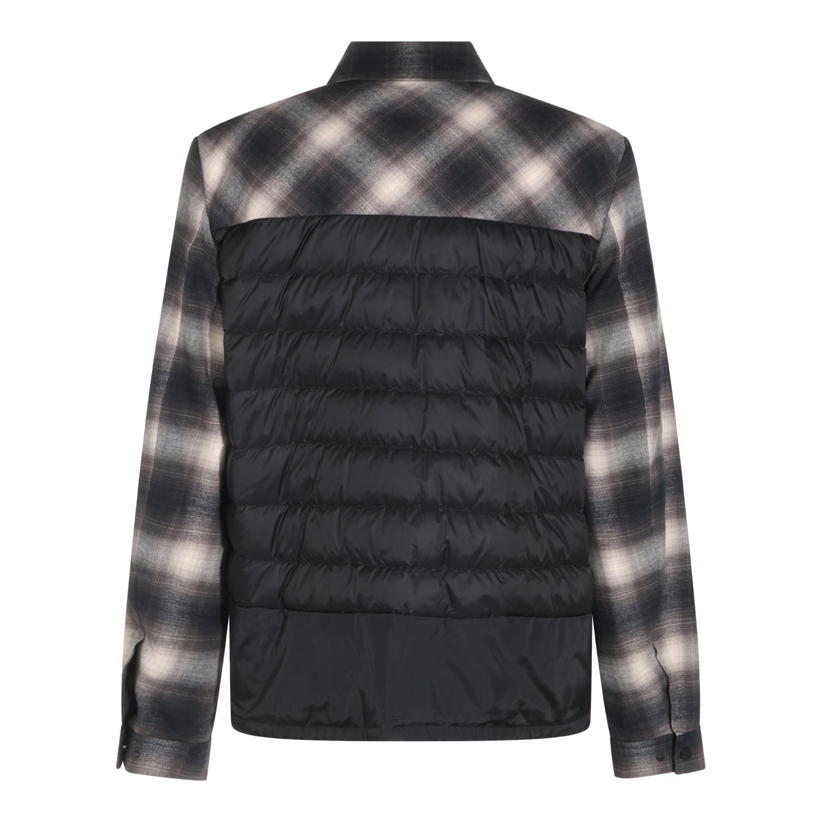 WHITE AND BLACK CHECK COTTON CORNISELLO CASUAL JACKET