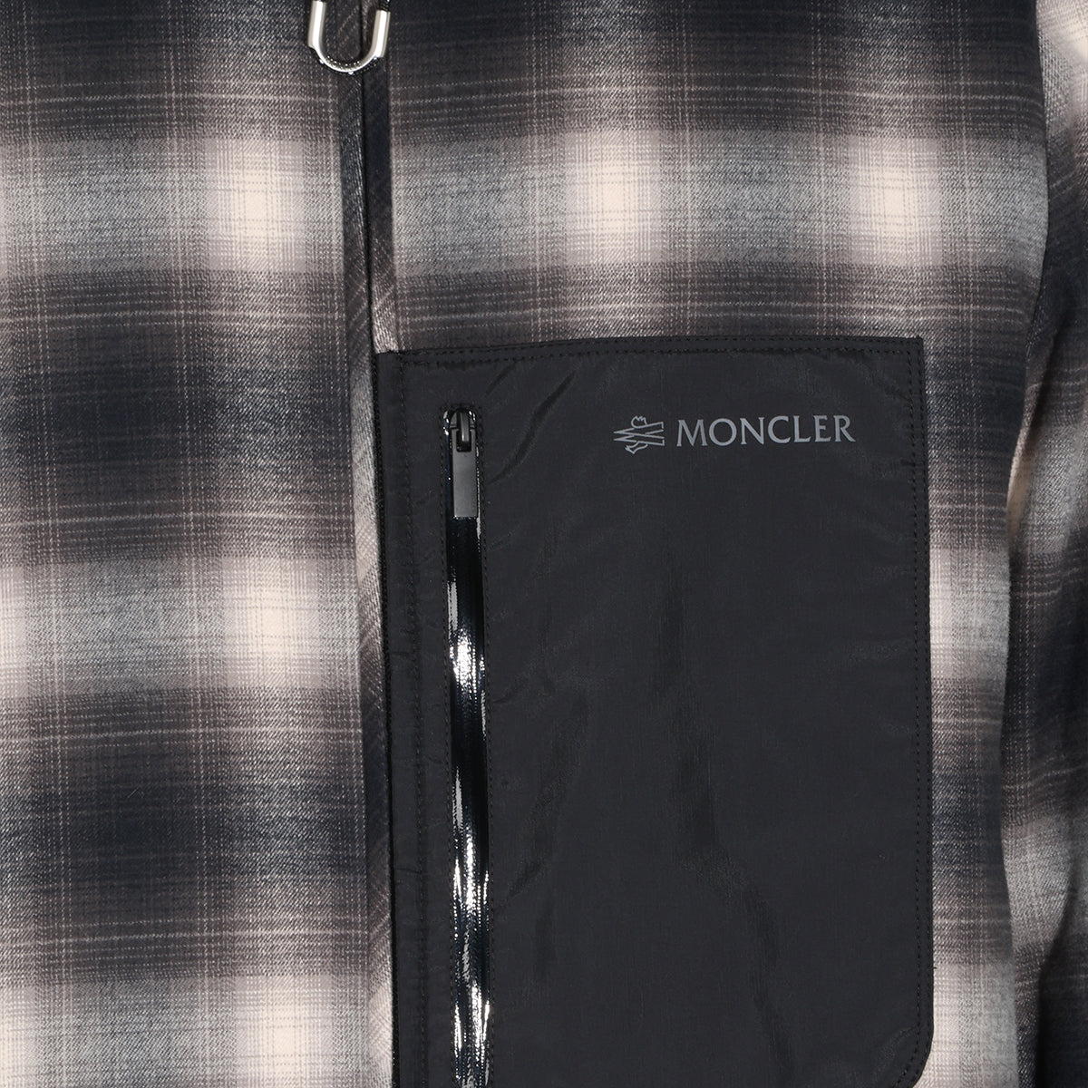 WHITE AND BLACK CHECK COTTON CORNISELLO CASUAL JACKET