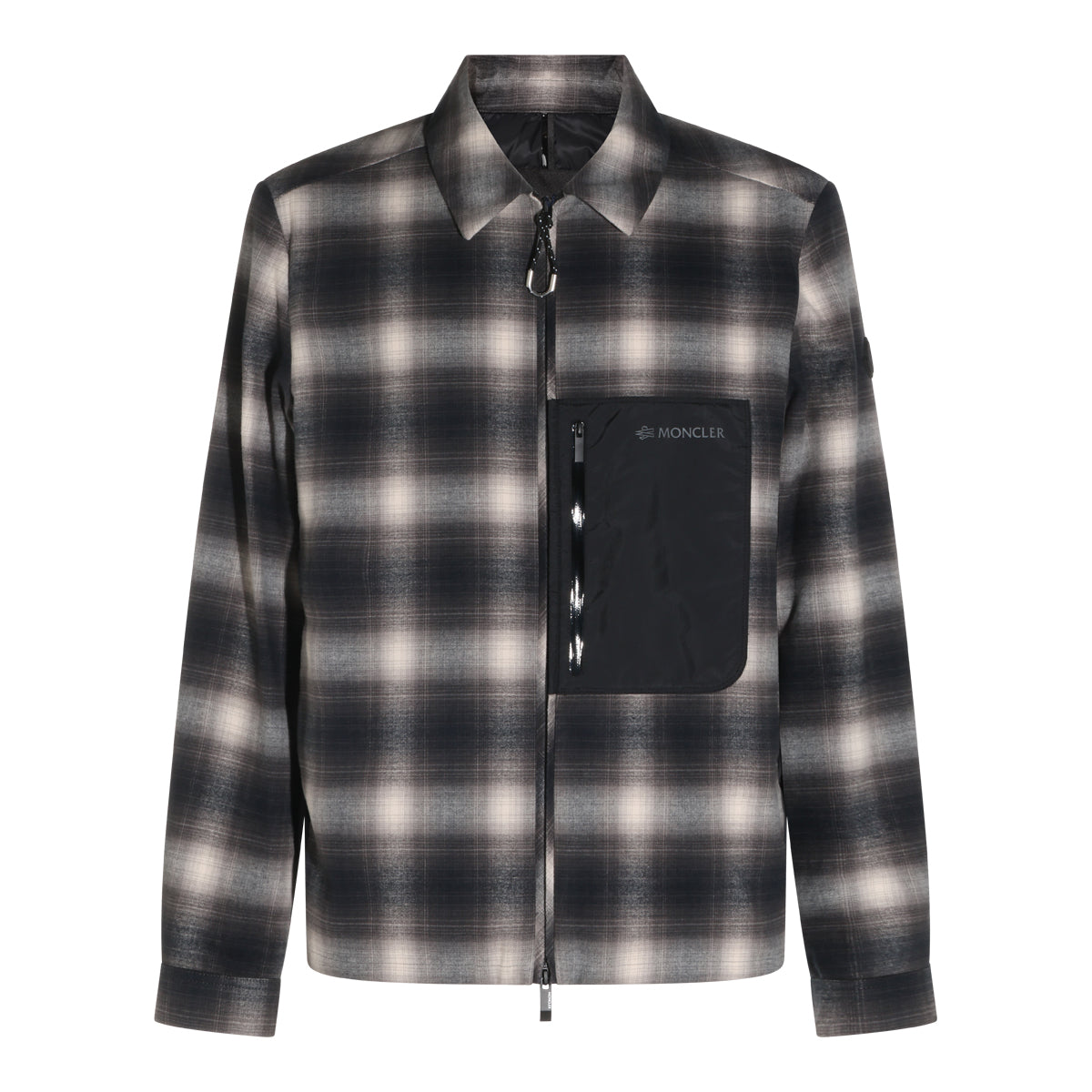 WHITE AND BLACK CHECK COTTON CORNISELLO CASUAL JACKET