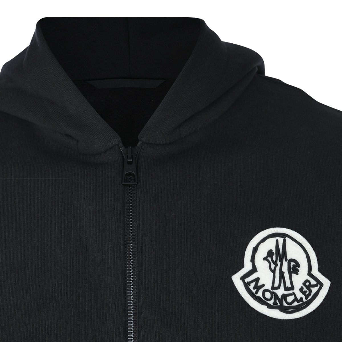 BLACK COTTON SWEATSHIRT