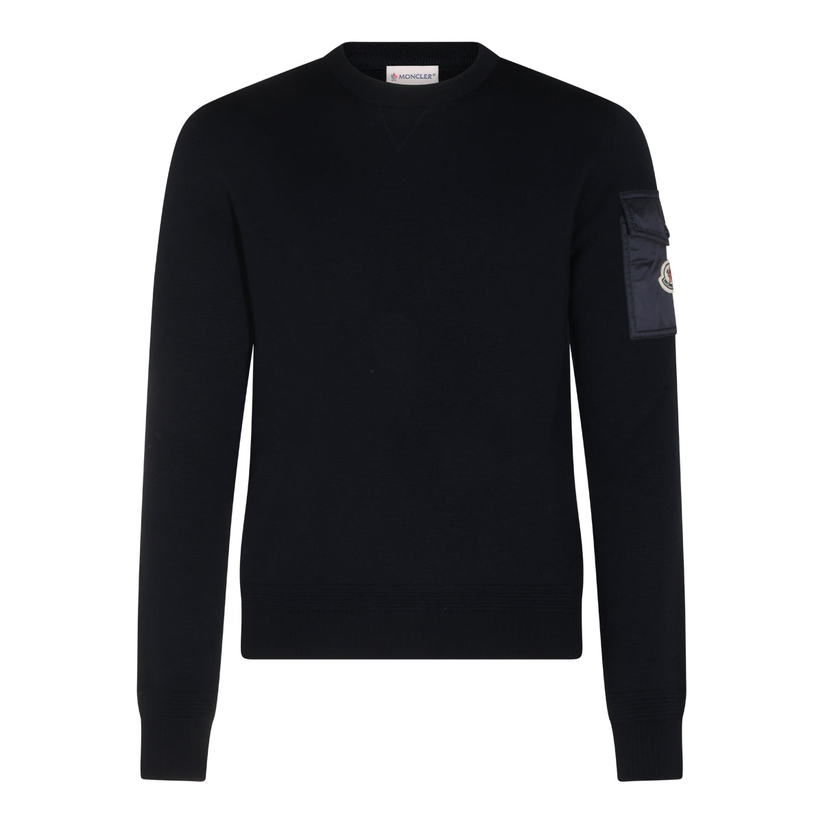 NAVY BLUE VIRGIN WOOL JUMPER