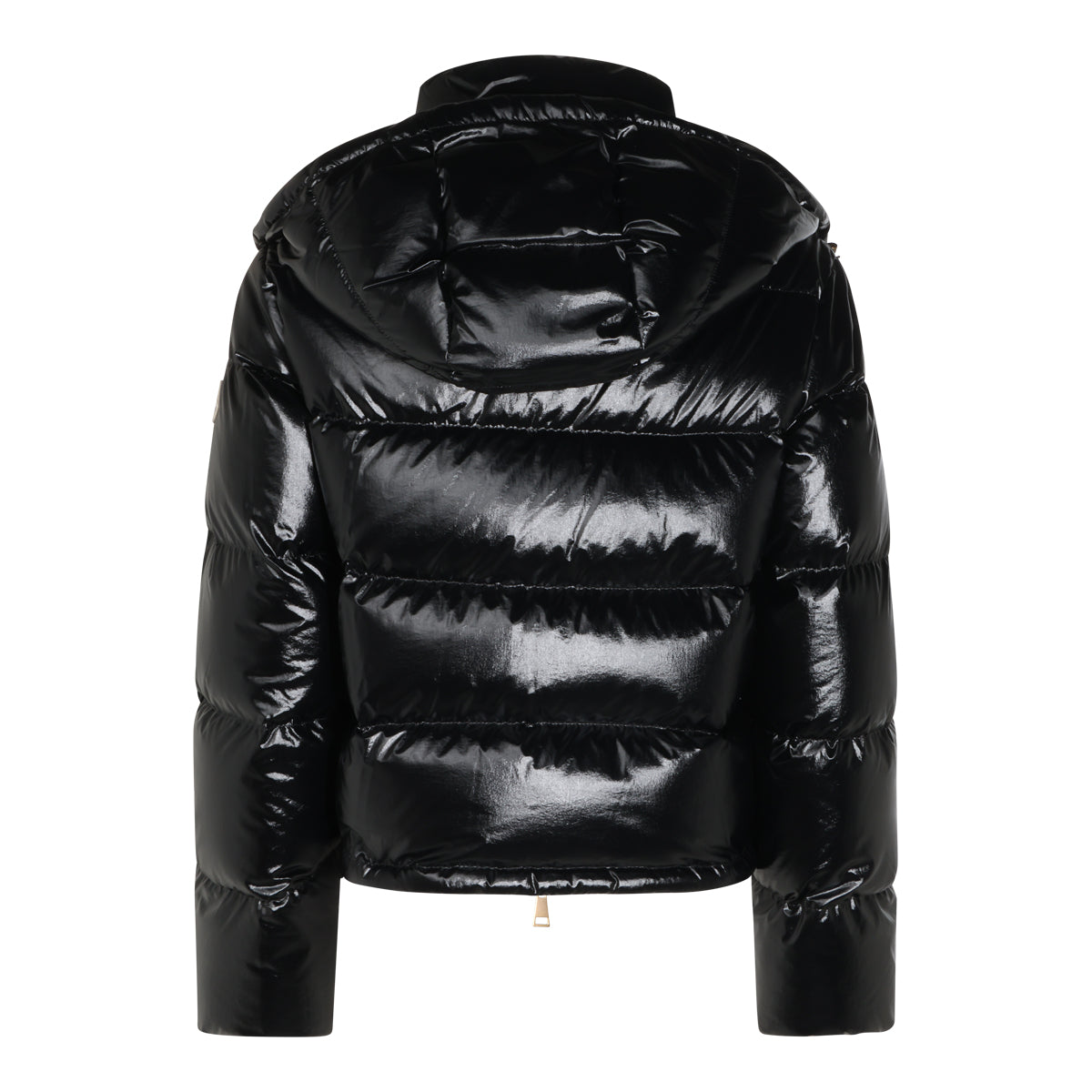 BLACK PUFFER NIVEOLE DOWN JACKET