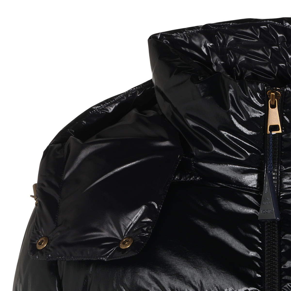 BLACK PUFFER NIVEOLE DOWN JACKET