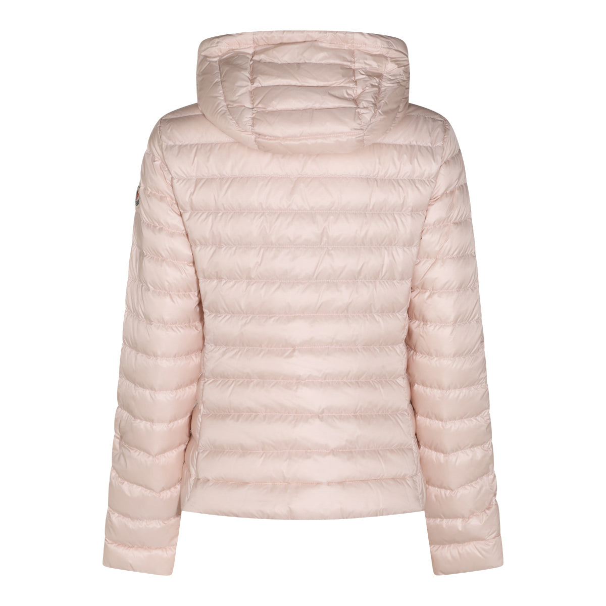 PINK PUFFER IGERLHOOD DOWN JACKET