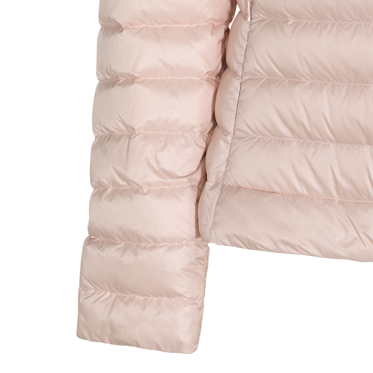 PINK PUFFER IGERLHOOD DOWN JACKET