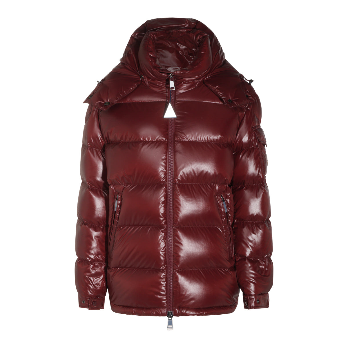 BURGUNDY PUFFER MAIRE DOWN JACKET