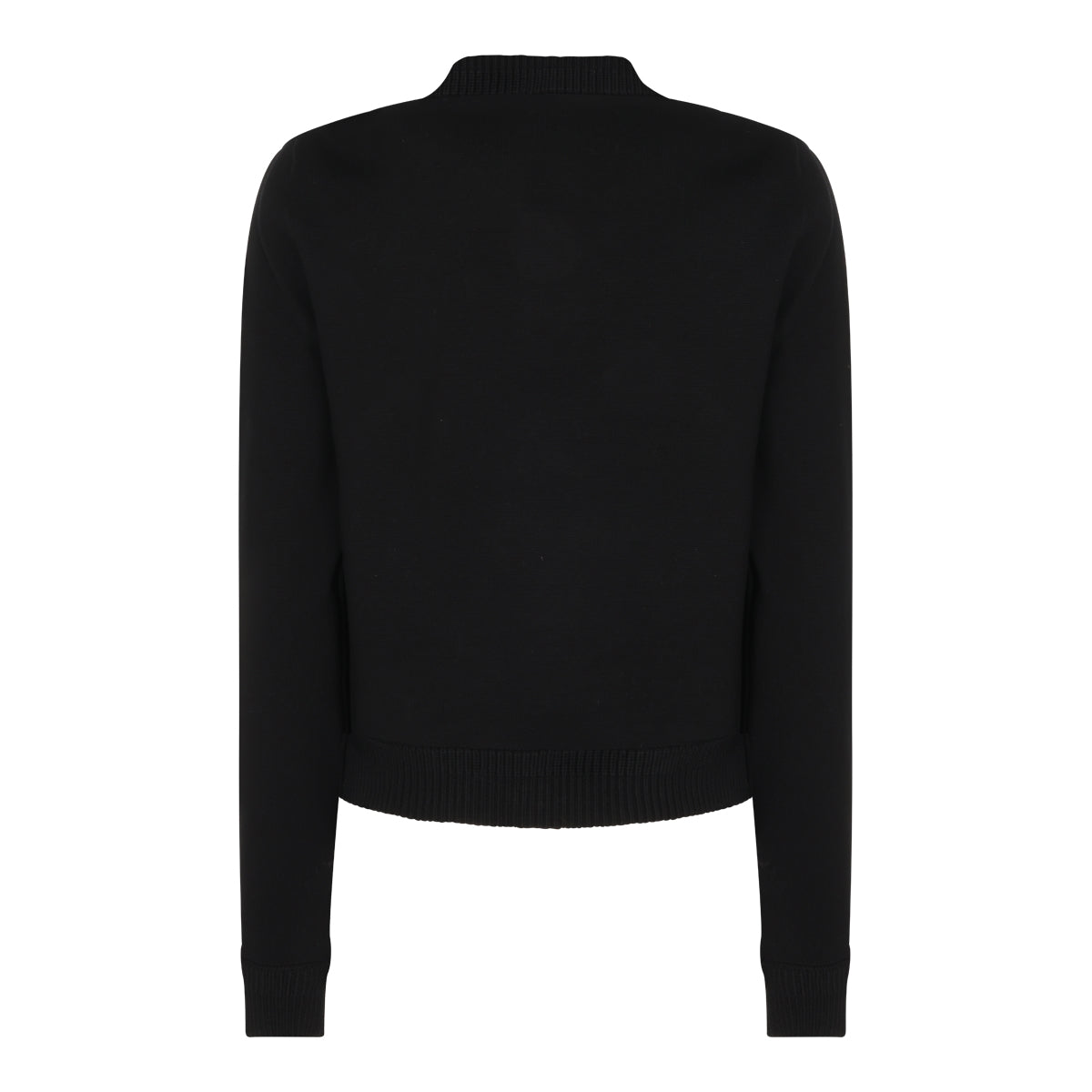 BLACK PADDED KNITWEAR