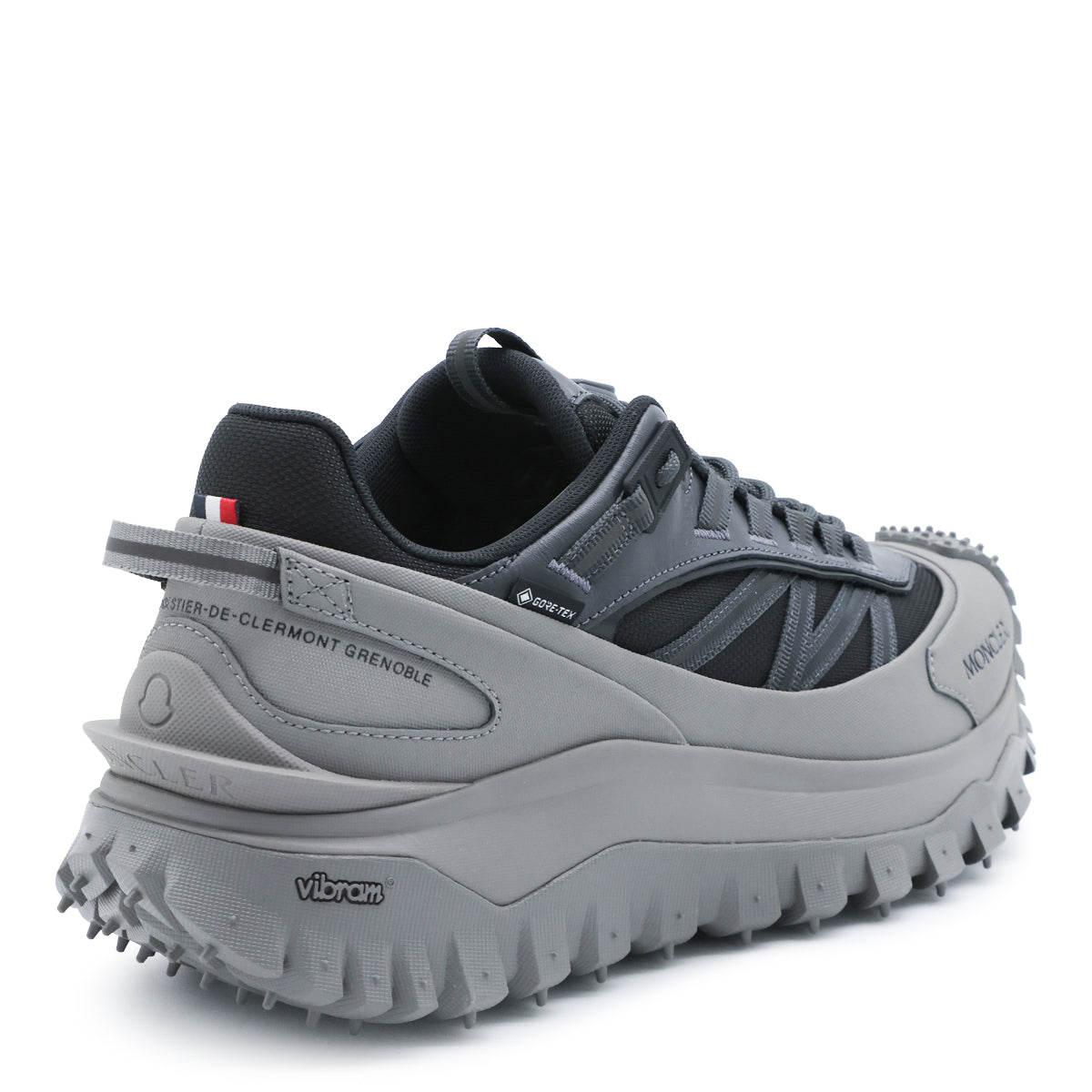 GREY AND BLACK TRAILGRIP SNEAKERS