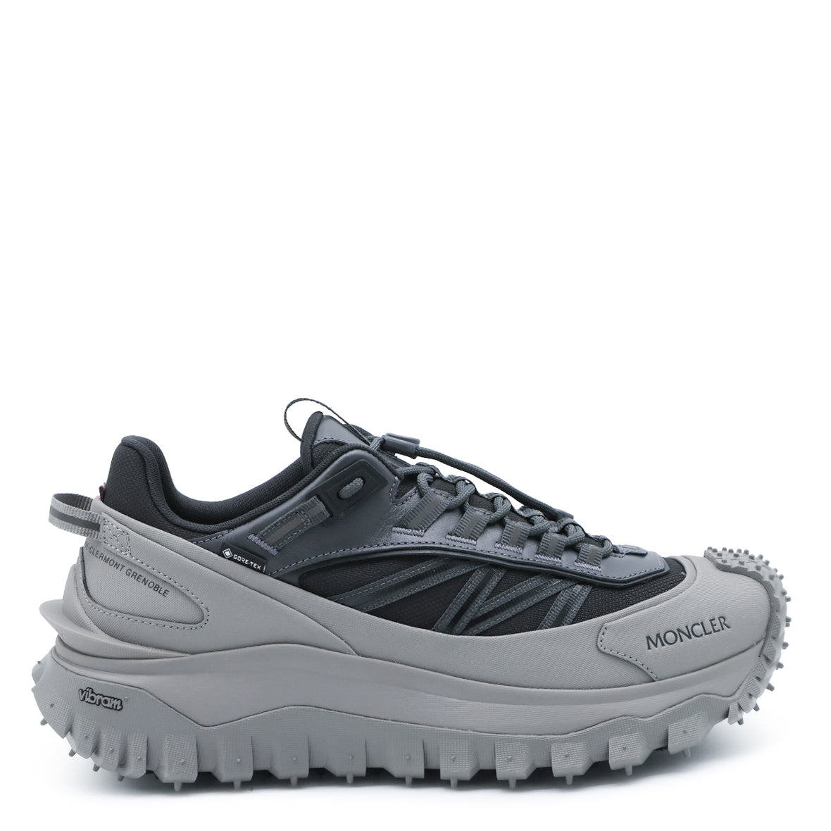 GREY AND BLACK TRAILGRIP SNEAKERS