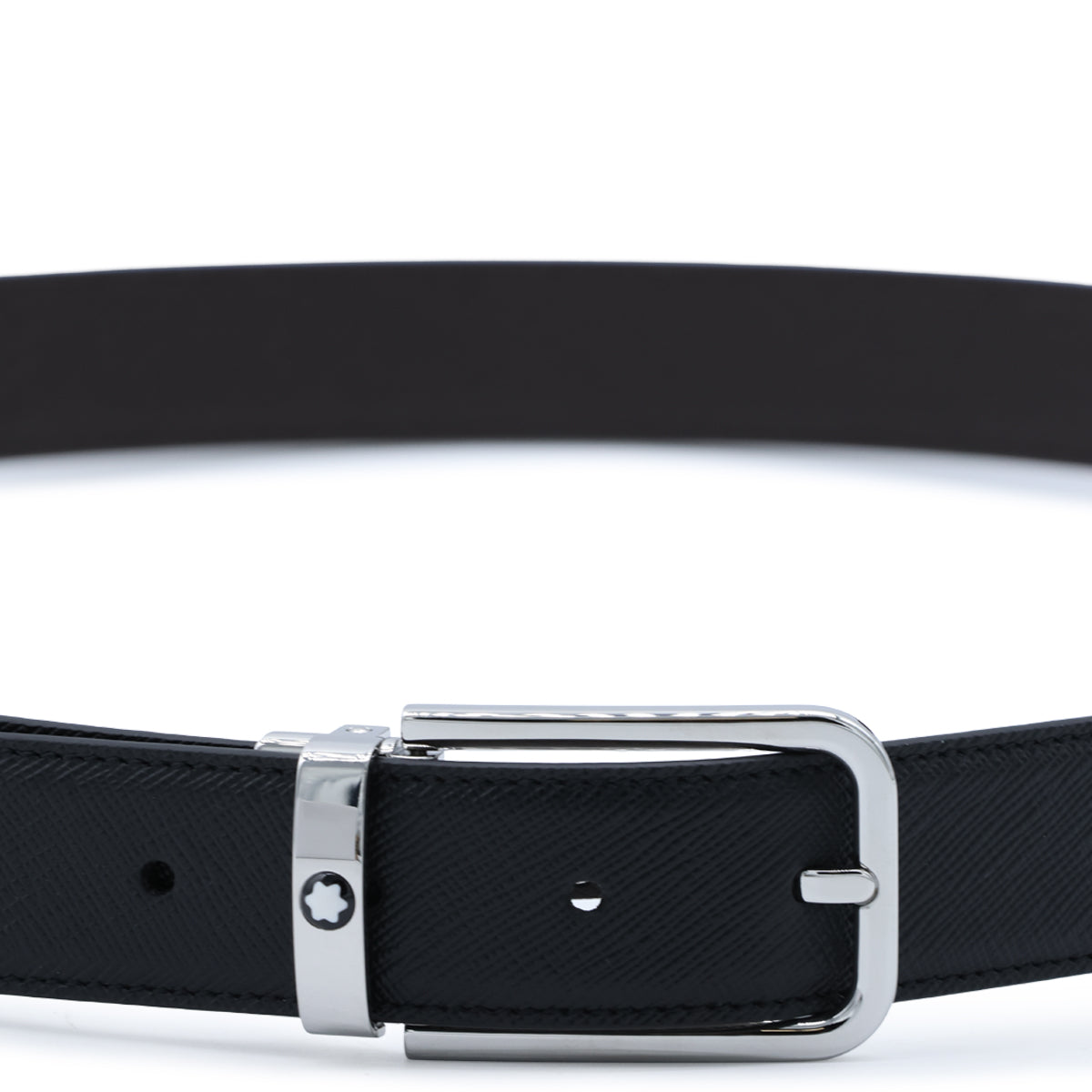 BLACK LEATHER BELT