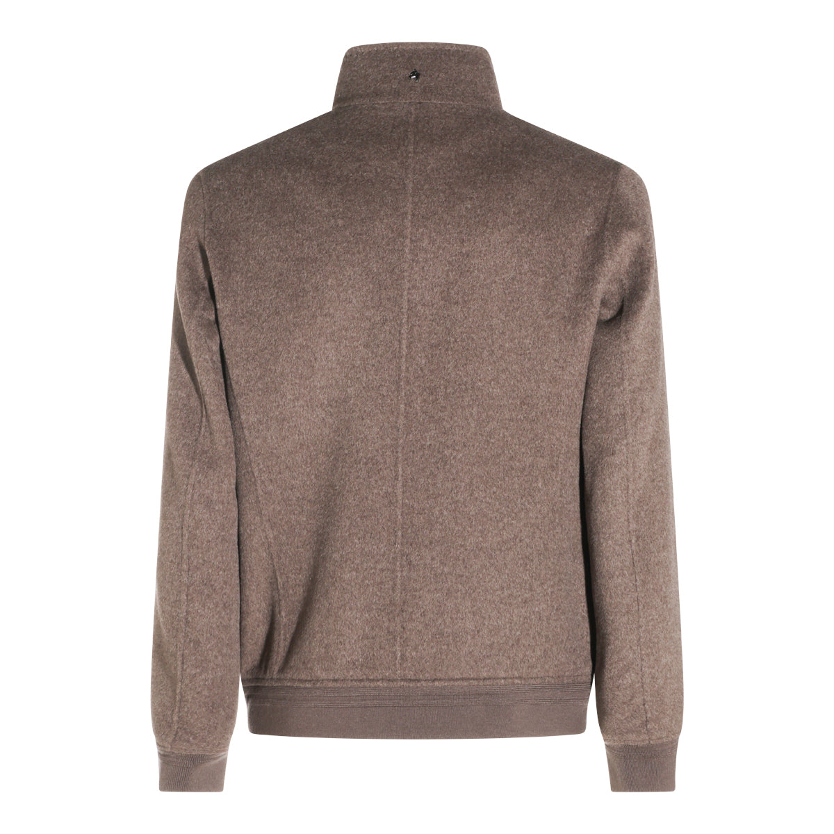 TAUPE CASHMERE CASUAL JACKET