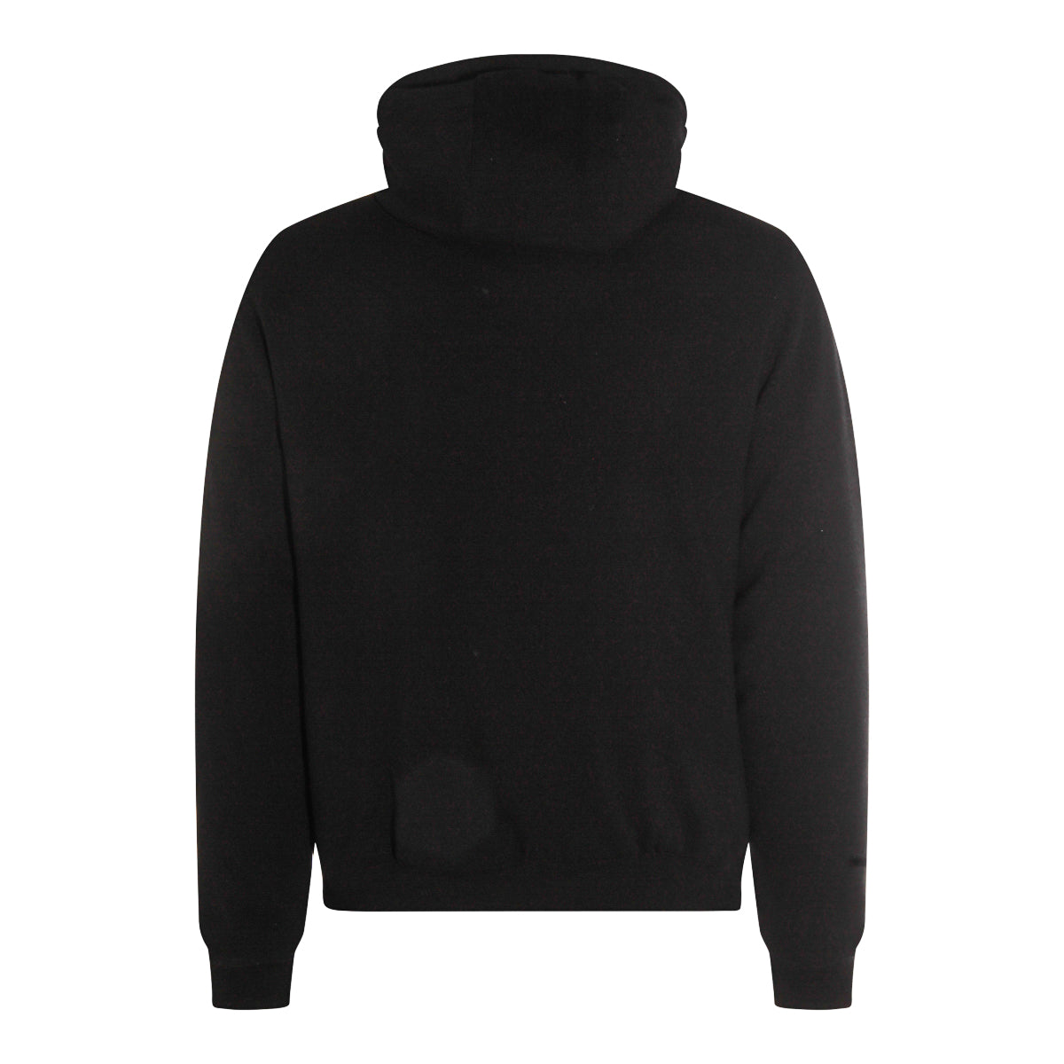 BLACK WOOL DOWN JACKET