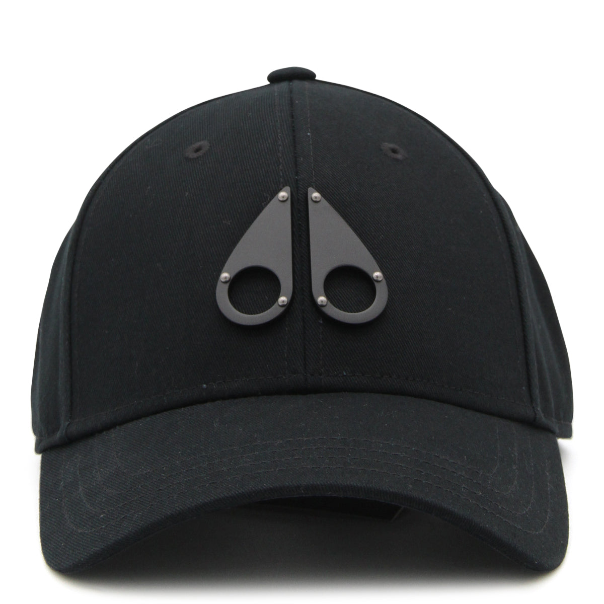 BLACK COTTON ICON BASEBALL CAP