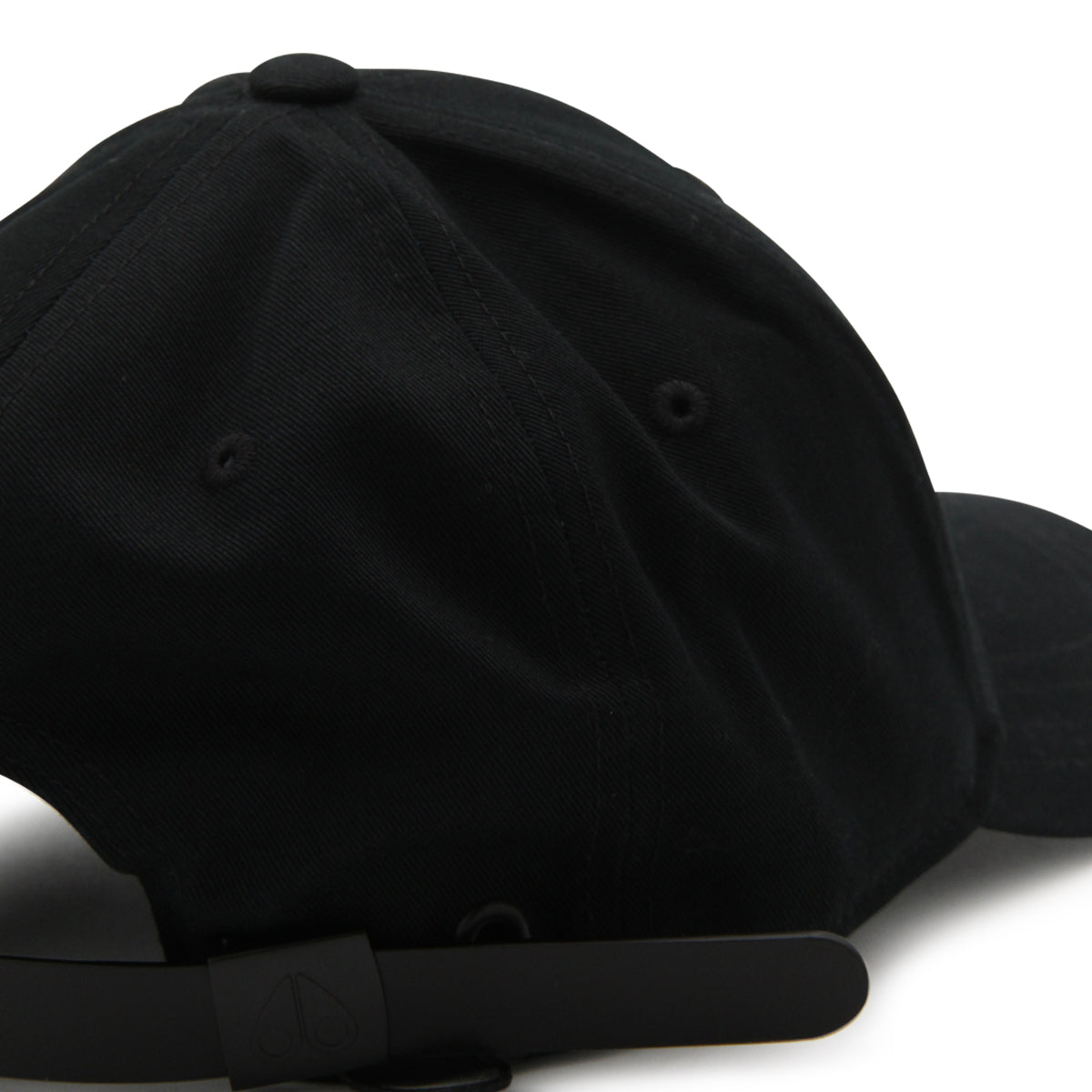 BLACK COTTON ICON BASEBALL CAP