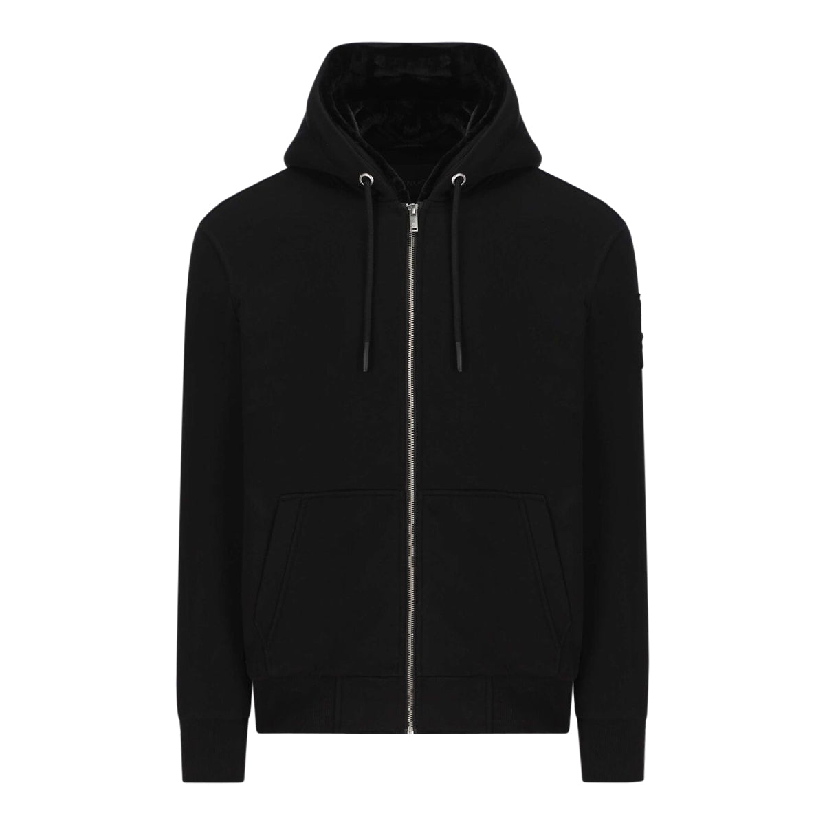 BLACK COTTON CASUAL JACKET