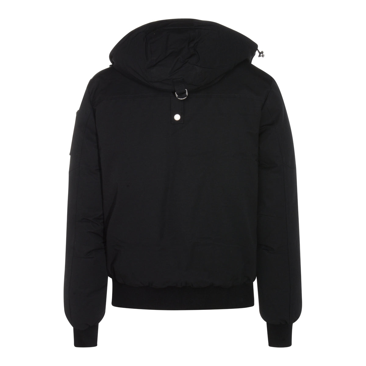 BLACK COTTON DOWN JACKET