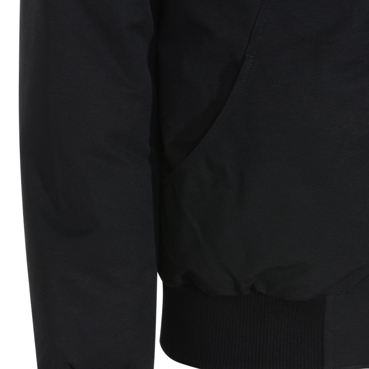 BLACK COTTON DOWN JACKET
