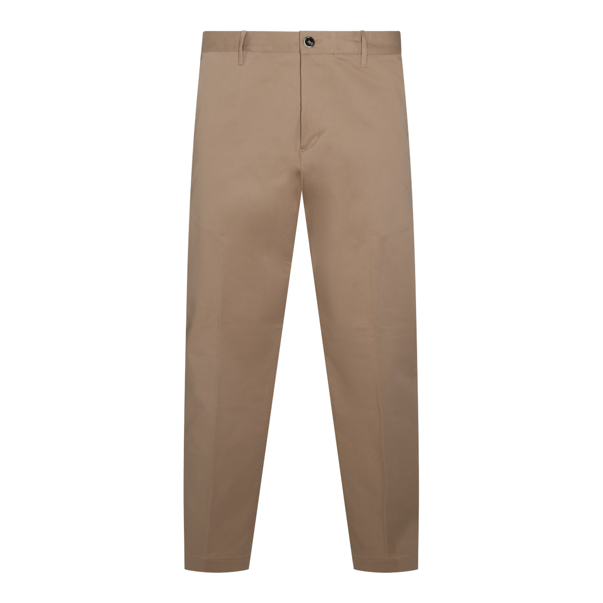 SAND COTTON STRETCH CHINO PANTS