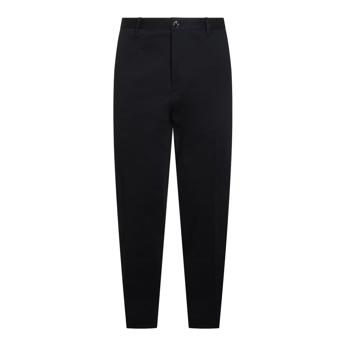 NAVY COTTON STRETCH CHINO PANTS