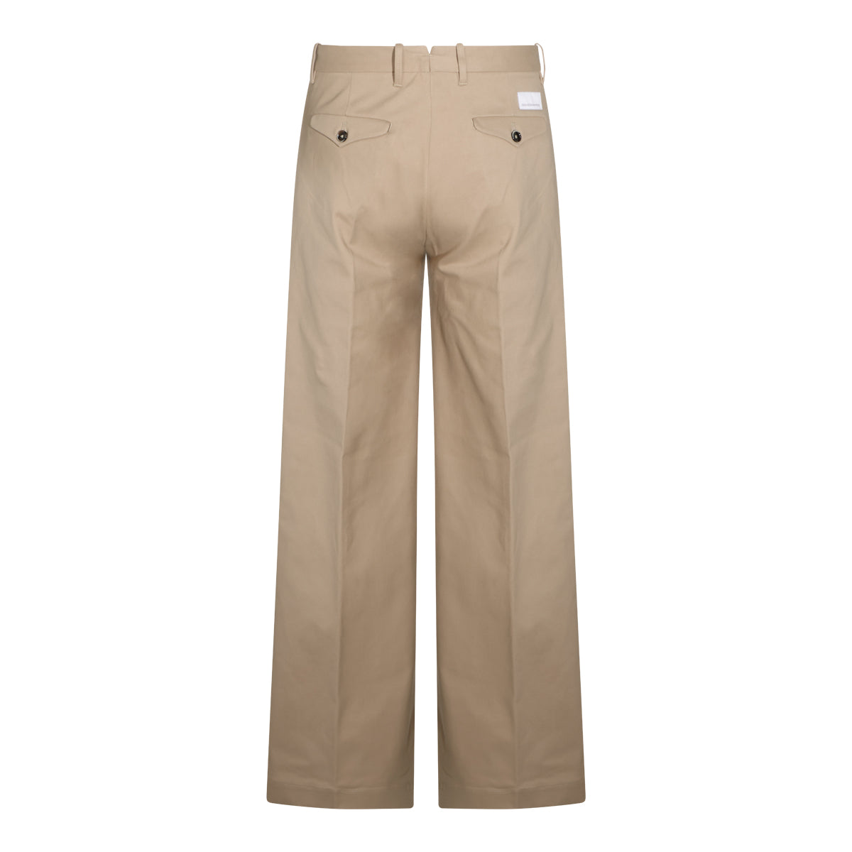 DUNA COTTON AND CASHMERE BLEND WIDE LEG PANTS
