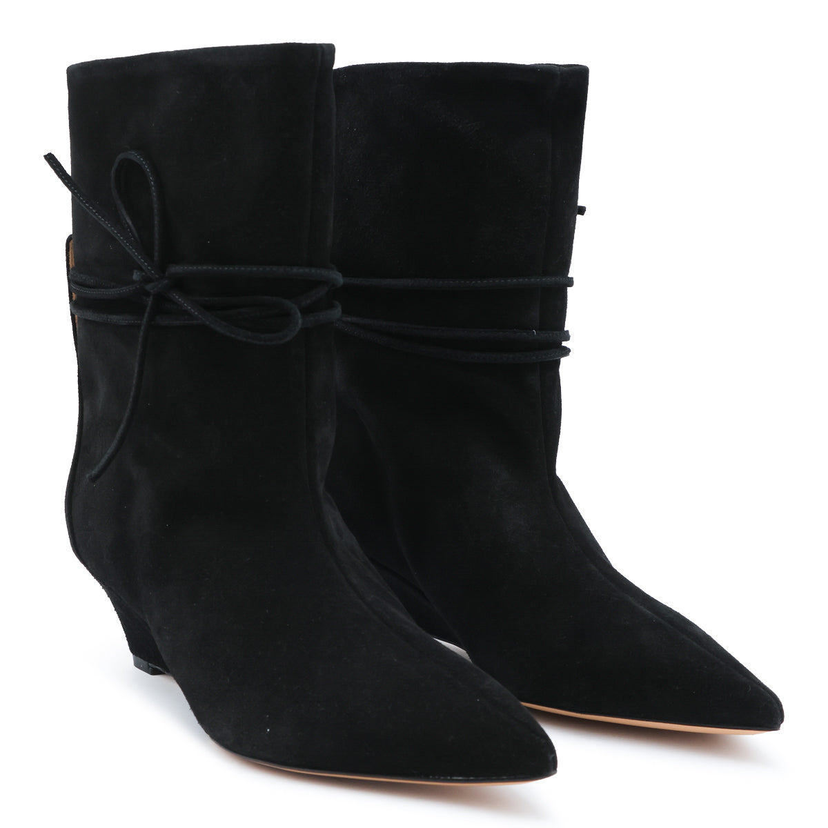 BLACK SUEDE GEMMA BOOTS