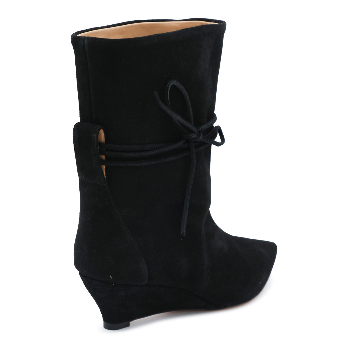 BLACK SUEDE GEMMA BOOTS