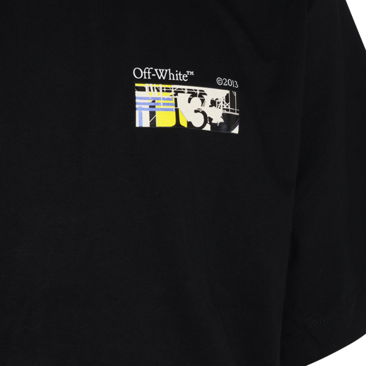 BLACK COTTON T-SHIRT