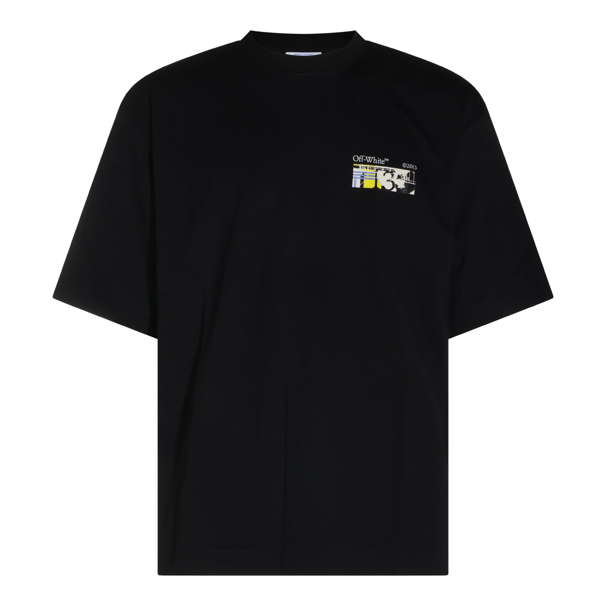 BLACK COTTON T-SHIRT