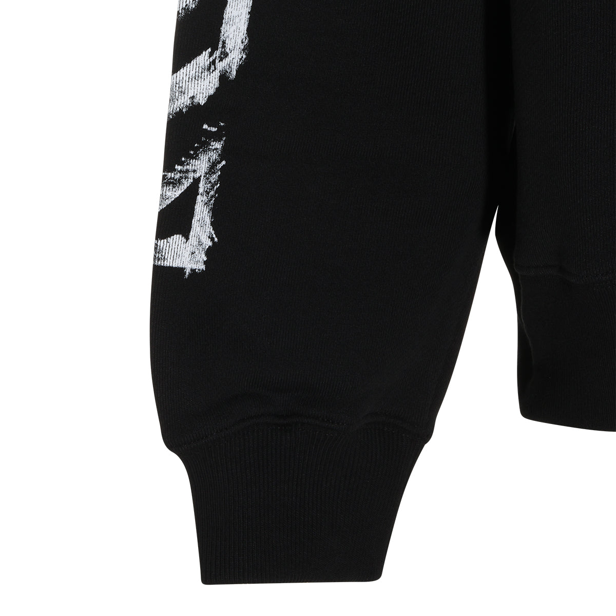 BLACK COTTON MOTION ARROW SWEATSHIRT