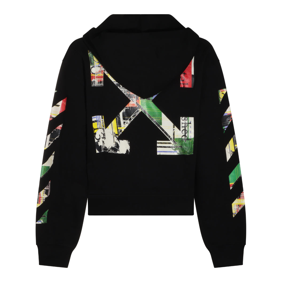 BLACK COTTON SWEATSHIRT