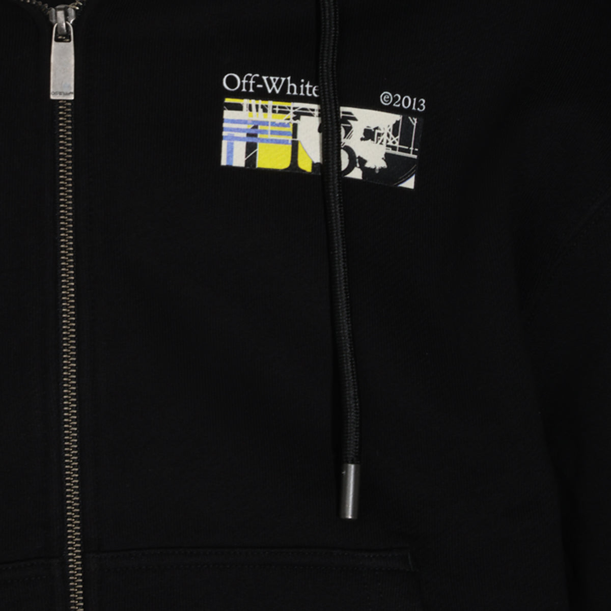 BLACK COTTON SWEATSHIRT