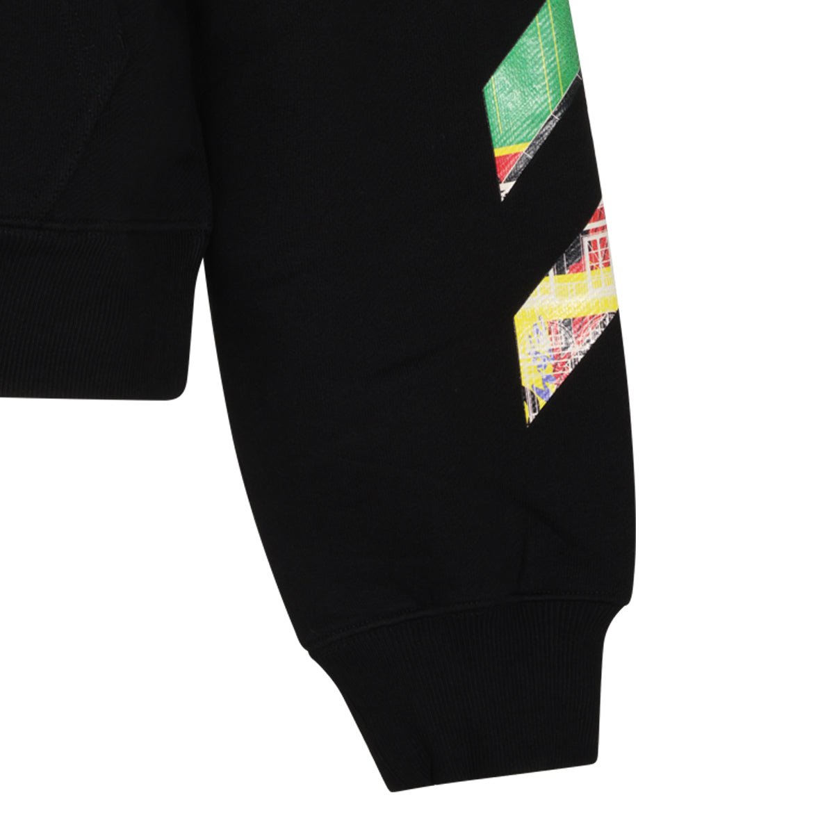 BLACK COTTON SWEATSHIRT