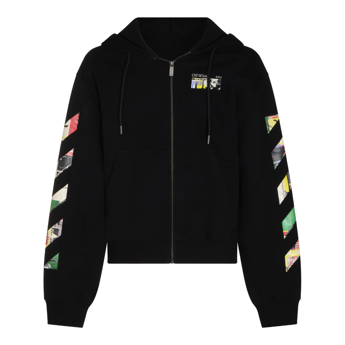BLACK COTTON SWEATSHIRT