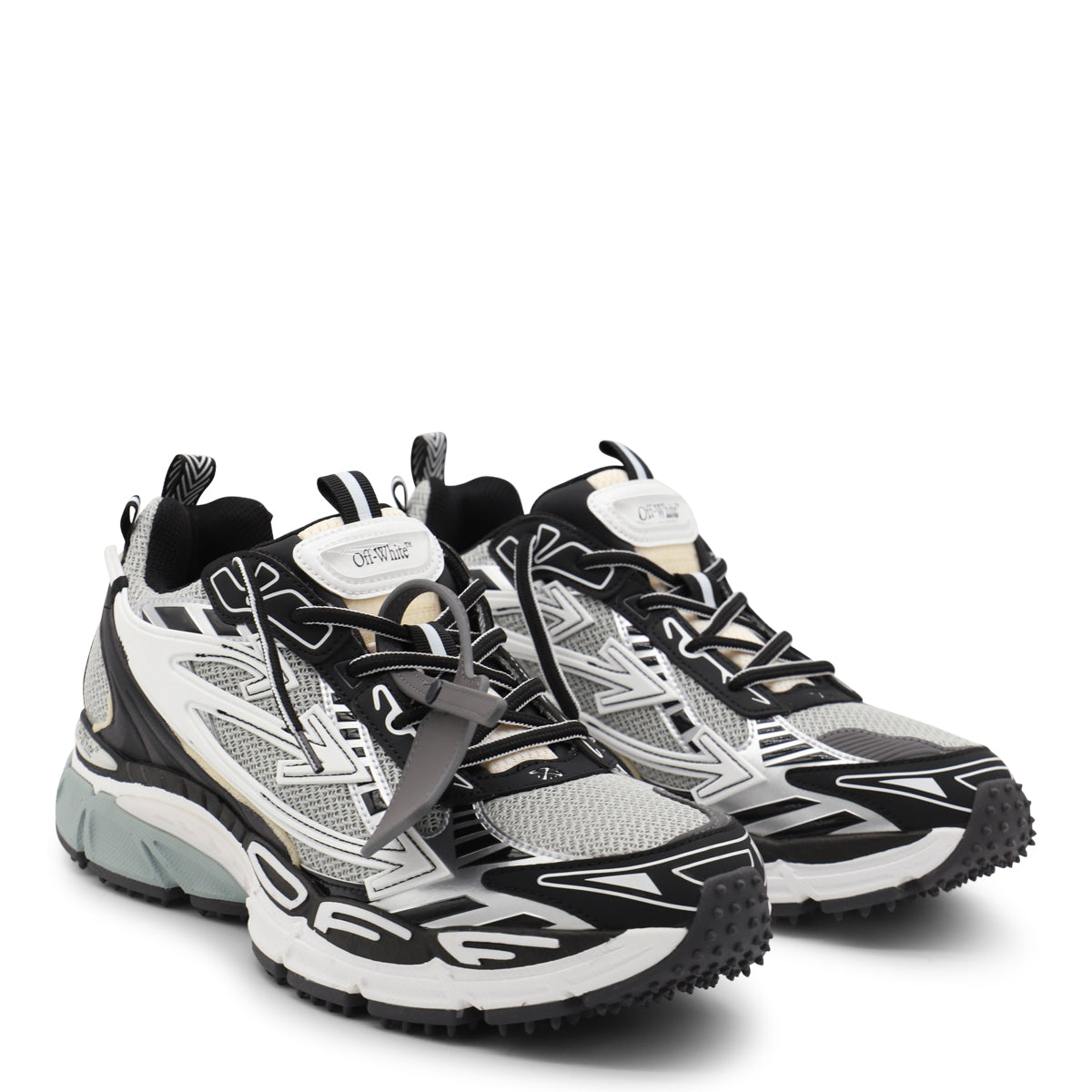 LIGHT GREY AND BLACK BE RIGHT BACK SNEAKERS