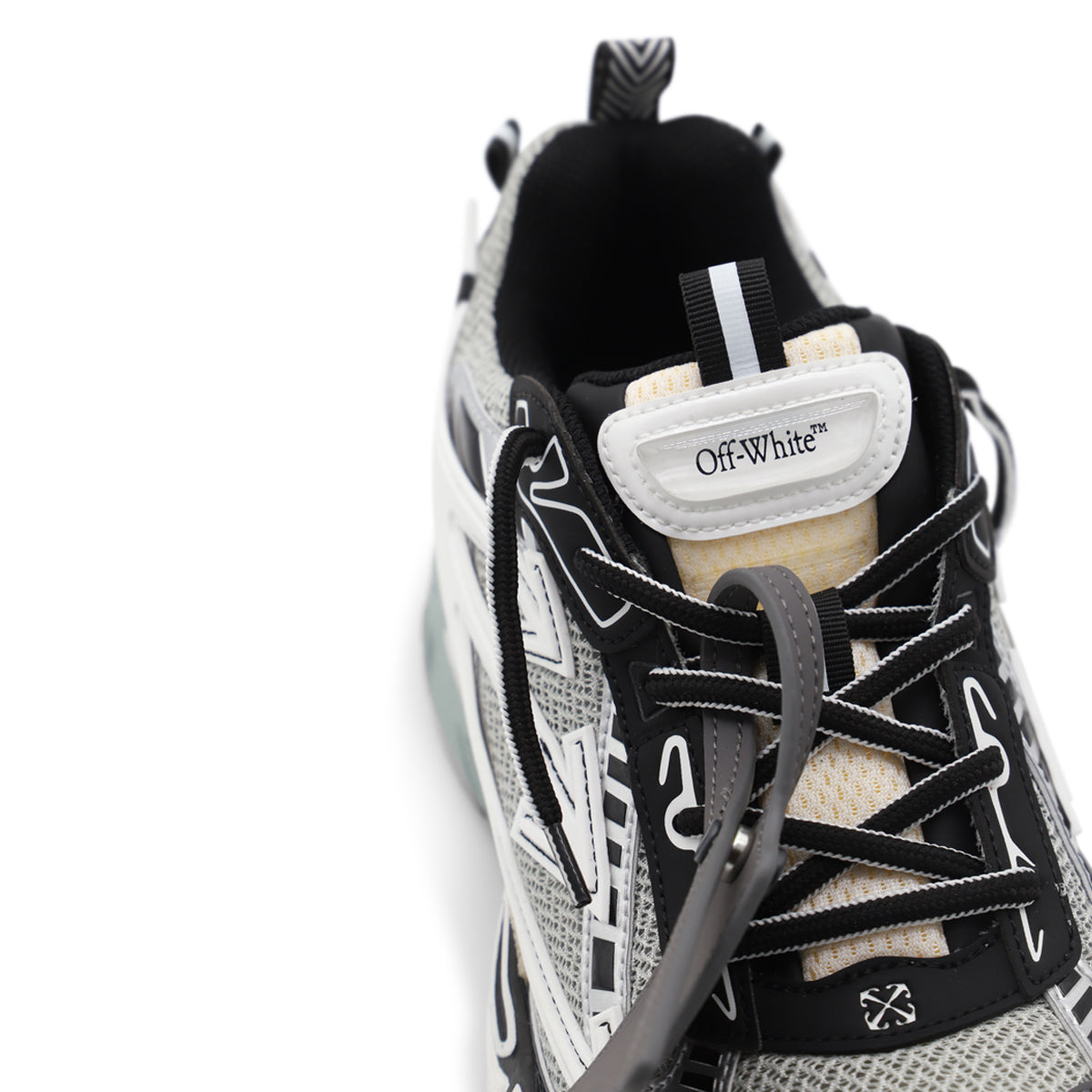 LIGHT GREY AND BLACK BE RIGHT BACK SNEAKERS