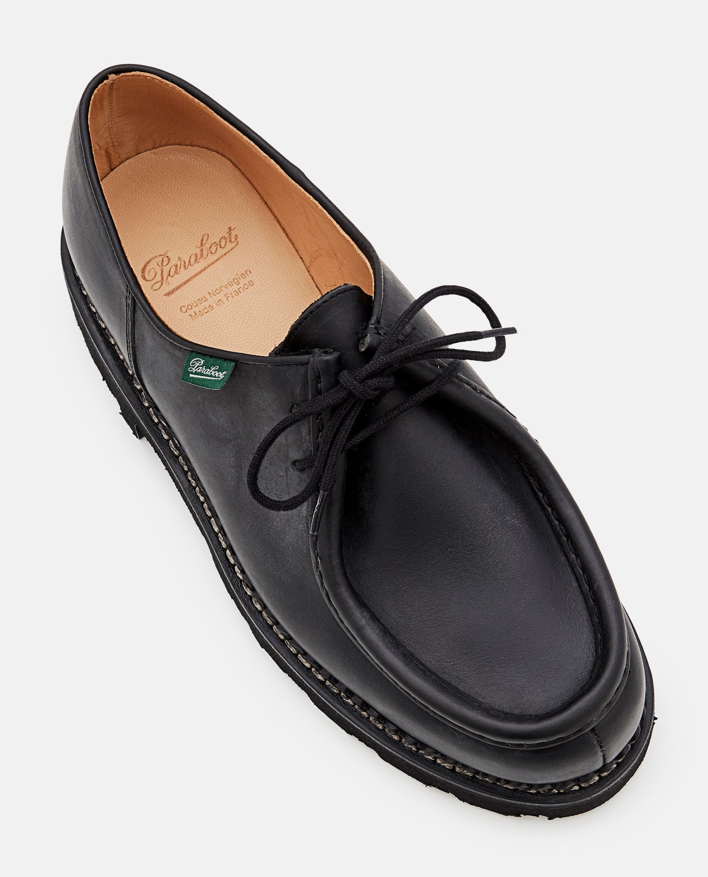 MICHAEL LEATHER DERBY SHOES