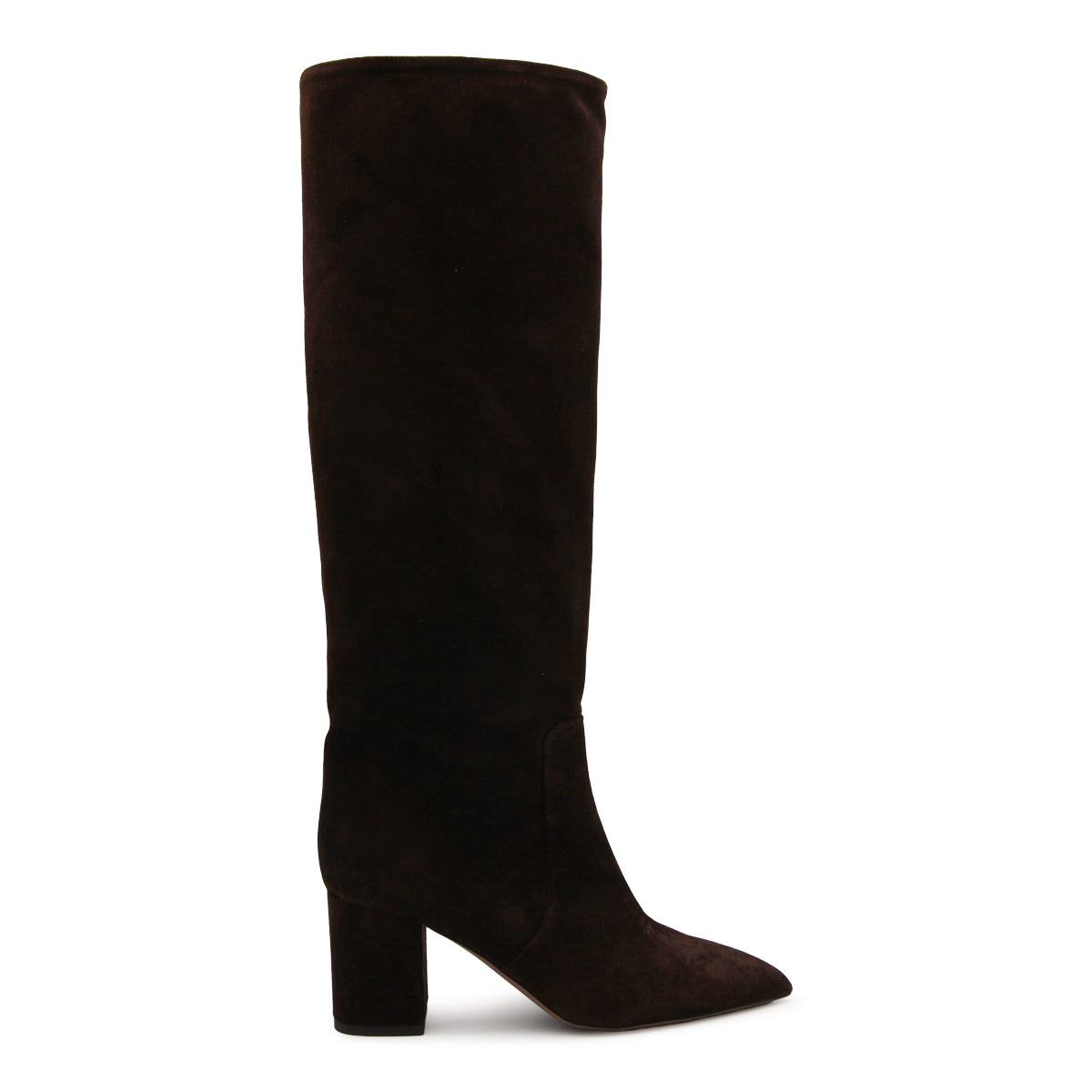 CHOCOLATE LEATHER ANJA BOOTS