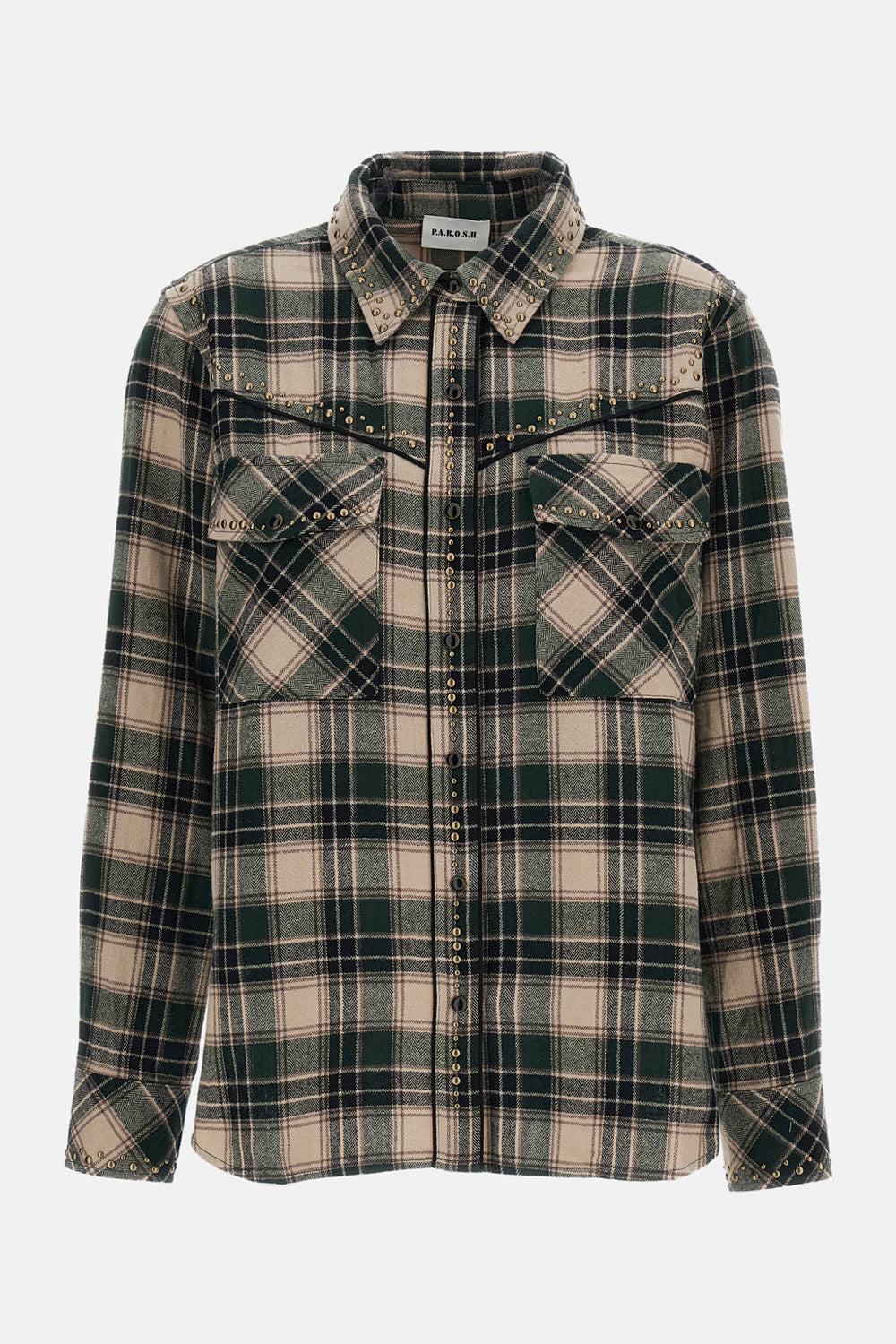 WESTERN-INSPIRED SHIRT WITH STUDS