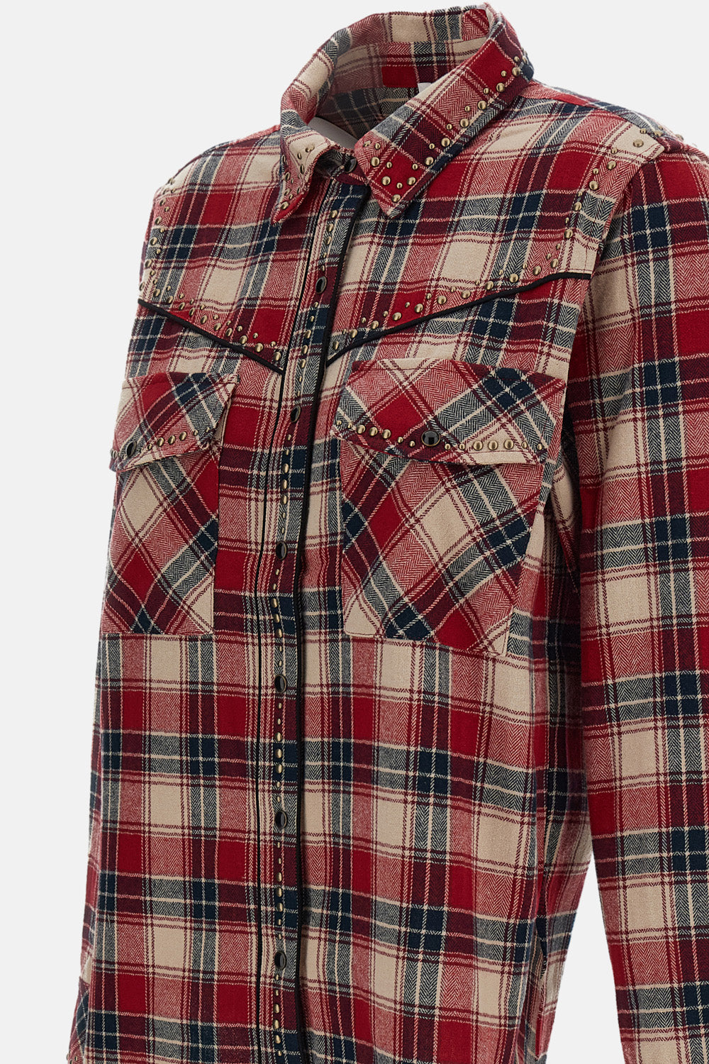 WESTERN-INSPIRED SHIRT WITH STUDS