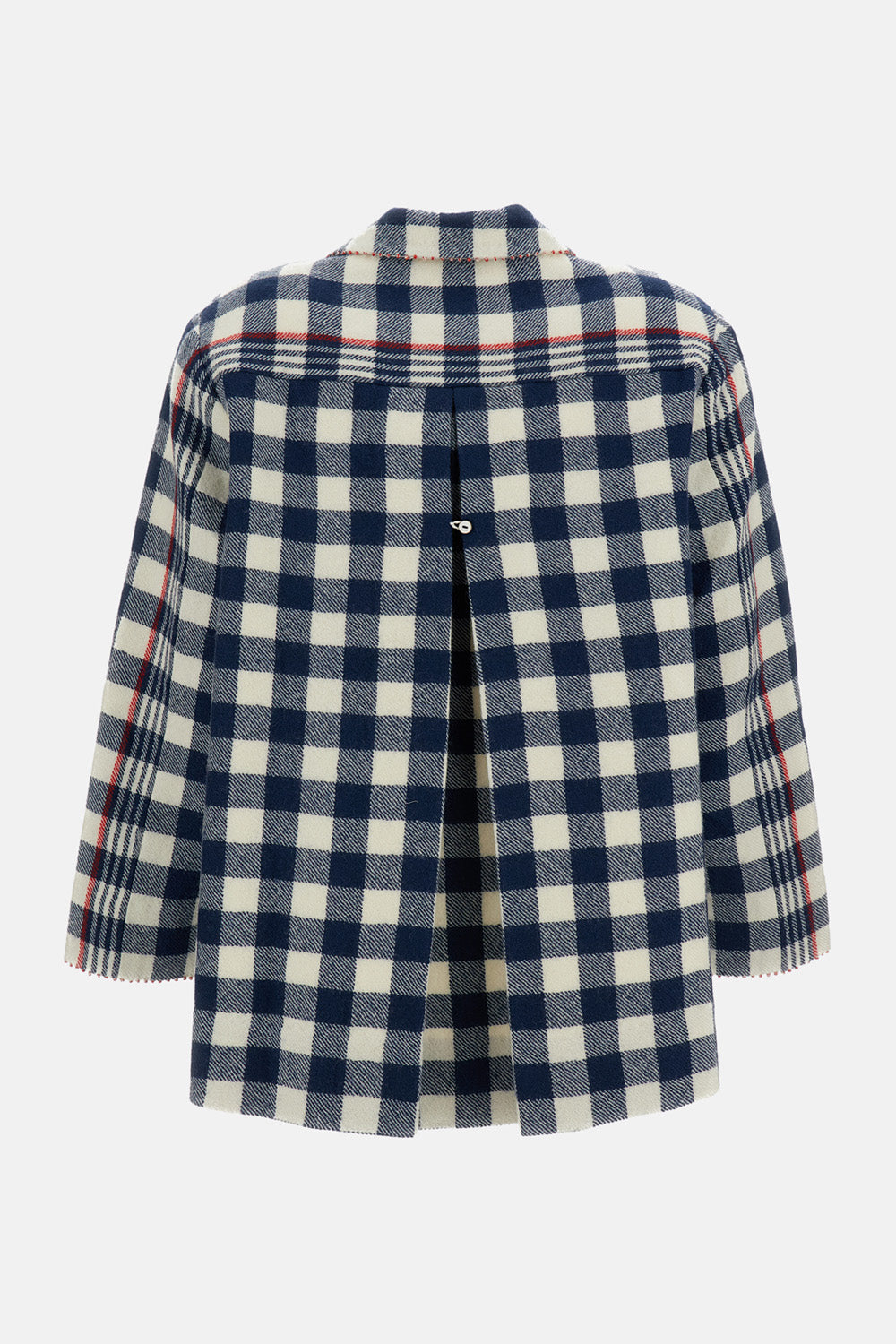 REVERSIBLE DOUBLE-BREASTED WOOL JACKET