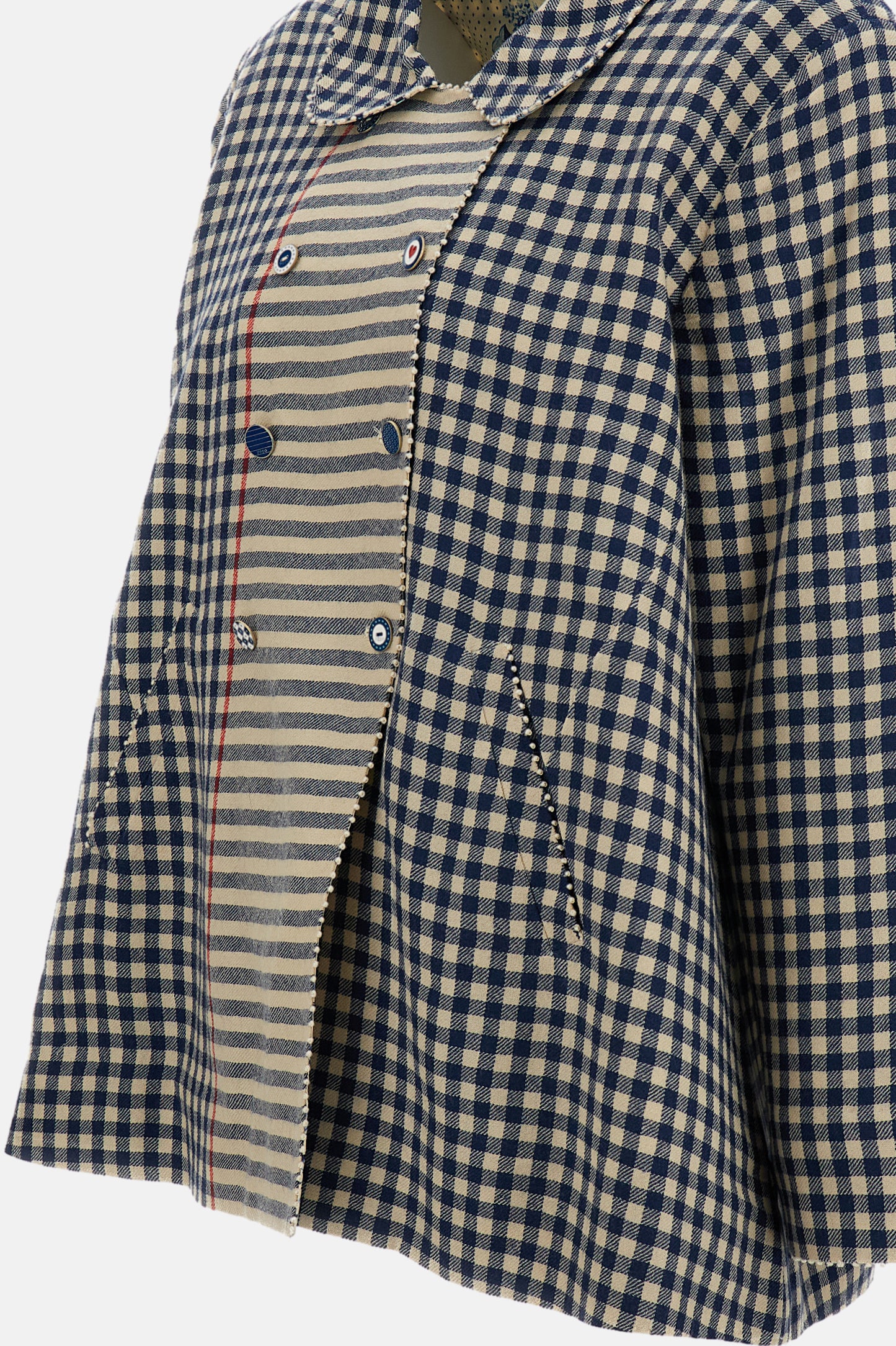 REVERSIBLE DOUBLE-BREASTED JACKET