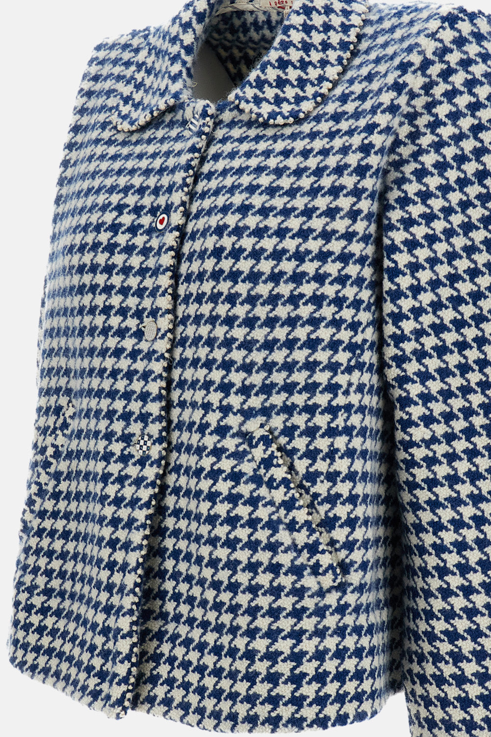 CROPPED WOOL KNIT JACKET