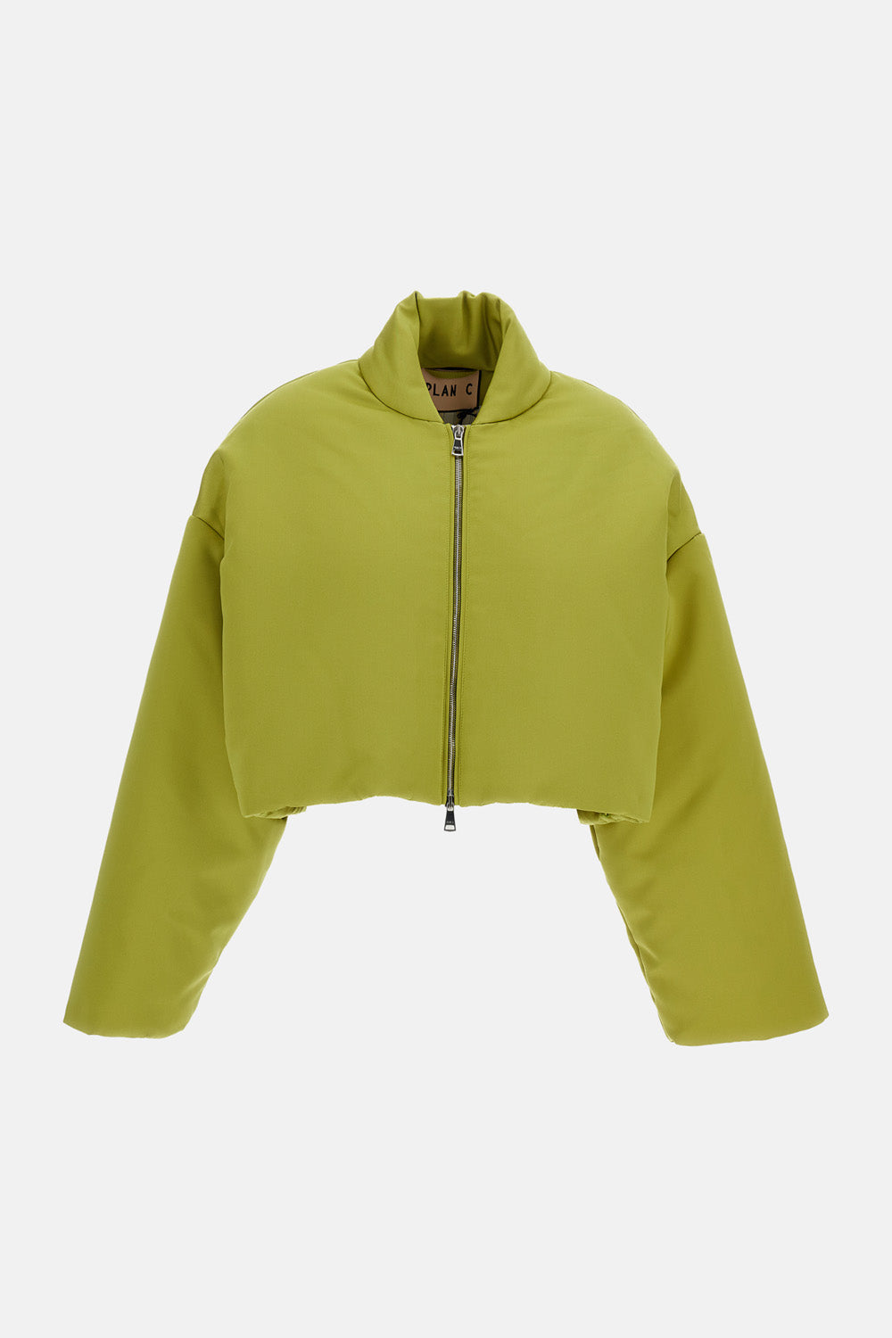 CROPPED DUCHESSE BOMBER JACKET