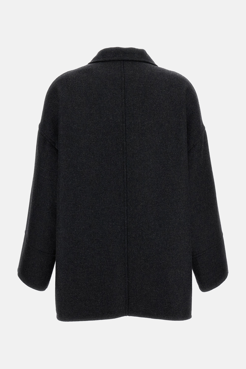 SCARF COLLAR WOOL JACKET