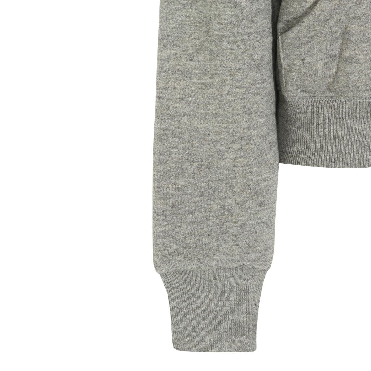 DARK VINTAGE GREY COTTON HOODED SWEATSHIRT