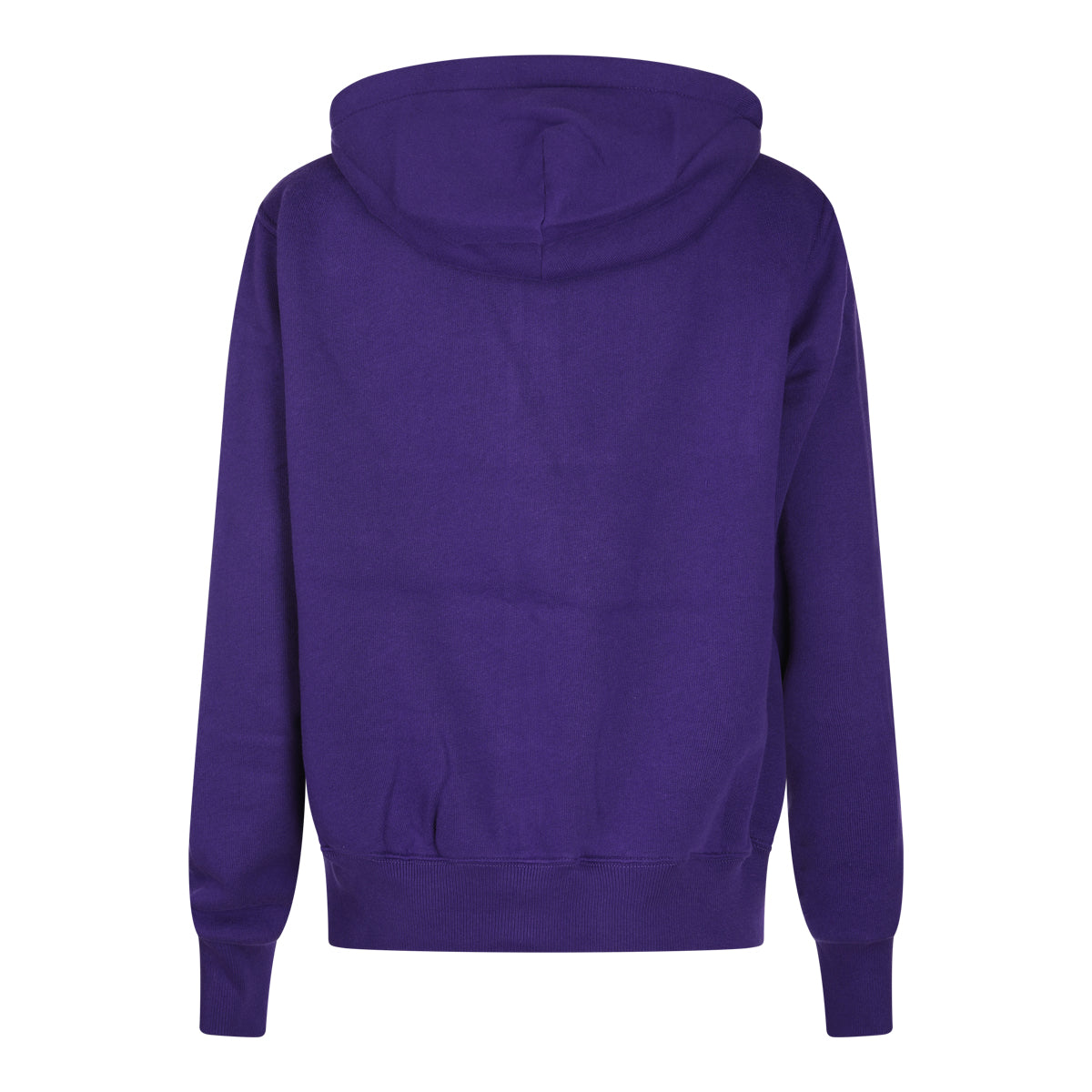 DARK VINTAGE GREY COTTON HOODED SWEATSHIRT