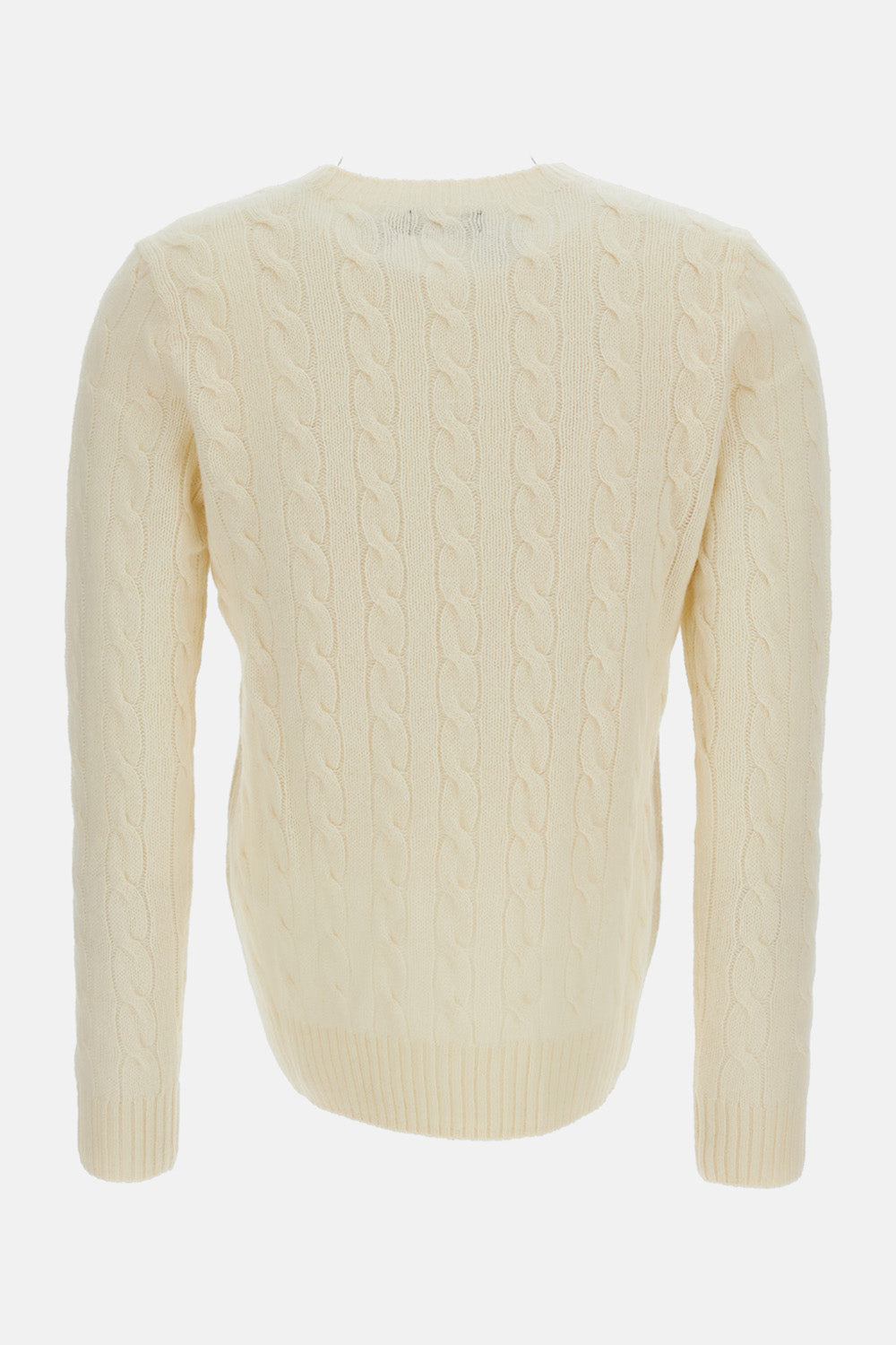 CABLE KNIT CREWNECK SWEATER