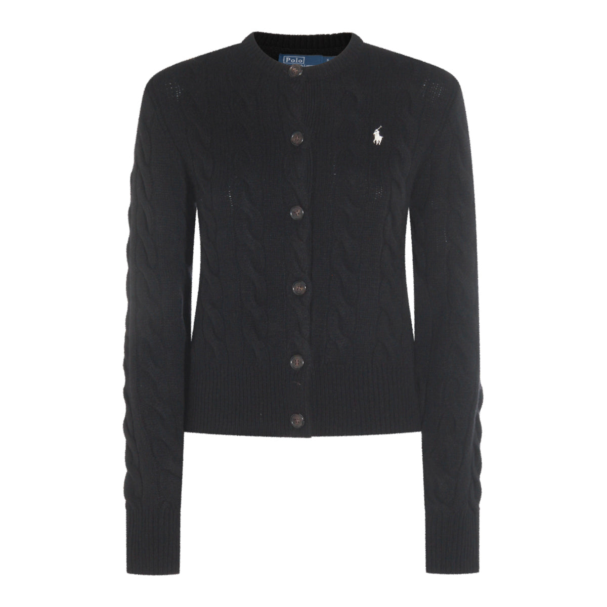 BLACK WOOL KNITWEAR