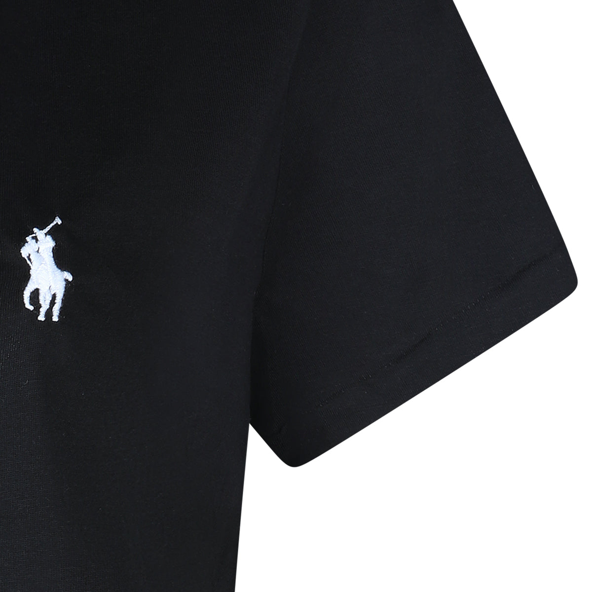 BLACK COTTON T-SHIRT